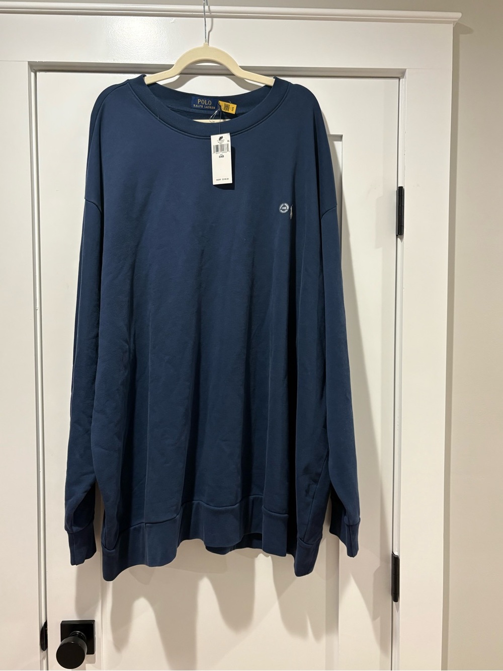 New Polo by Ralph Lauren Navy Crewneck Sweatshirt size 5XB
